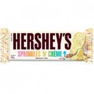 Chocolate branco com granulado colorido / Hersheys 39g